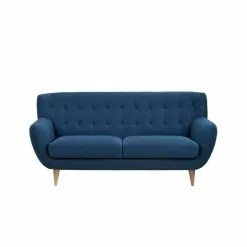 Oswald 3 Personers Sofa, Mørkblå