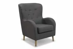 King Stol, Antracitgrå M. Bøgetræsben