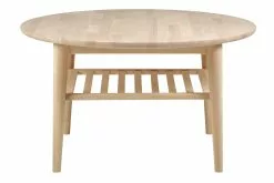 Dash Sofabord M. Hylde, Hvidolieret Bøg