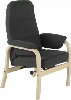 Morssø Lænestol, Grå M. Stel I Bøg