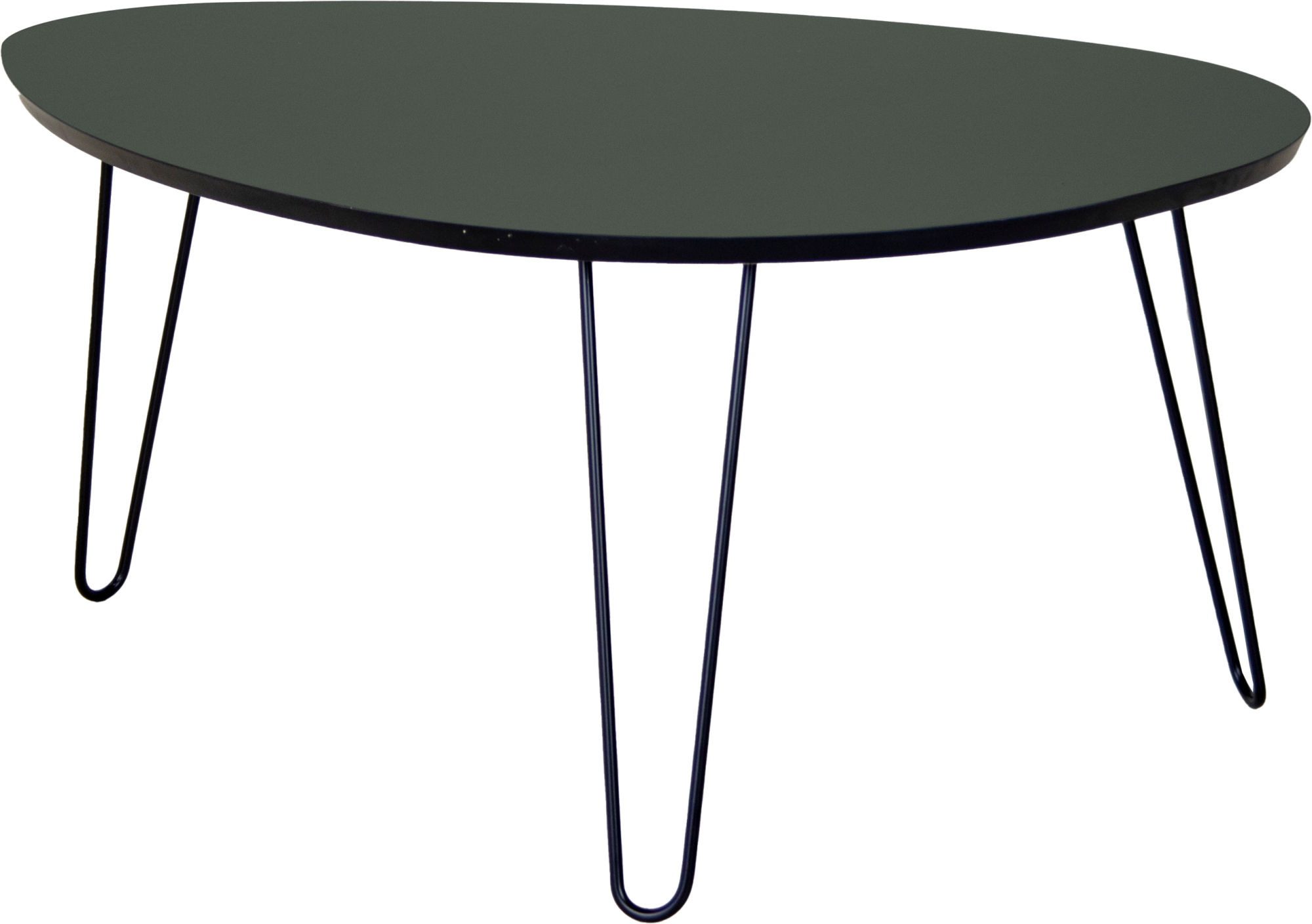 Lansing Sofabord, Grøn M. Sorte Ben 1 Lansing Sofabord, Grøn M. Sorte Ben