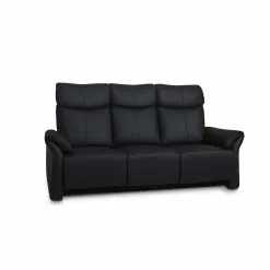 Luxor 3 Personers Sofa, Sort