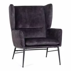 Malo Loungestol, Mørkegrå Velour