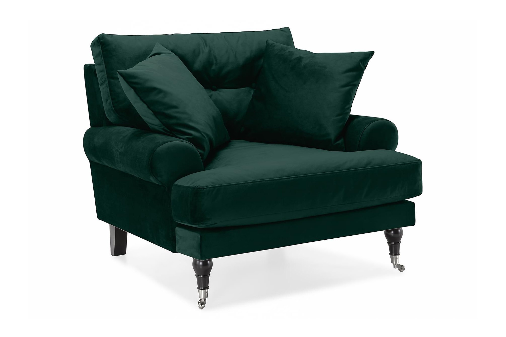 Andrew Lænestol, Mørkegrøn Velour 1 Andrew Lænestol, Mørkegrøn Velour