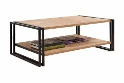 Sapphira Sofabord, Træ M. Sort Stel