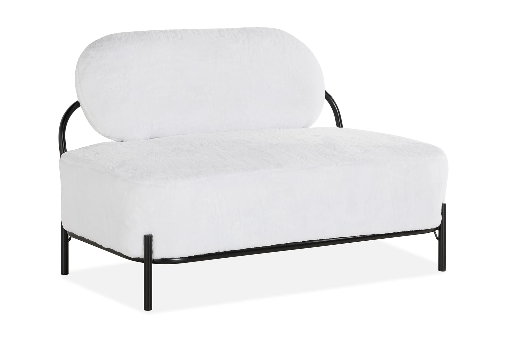 Lamijaz Lænestol, Hvidt Teddystof 1 Lamijaz Lænestol, Hvidt Teddystof