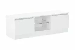 Kartberg Tv-bord M. Led Belysning, Hvid