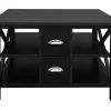 Mikael Sofabord M. Opbevaring, Sort
