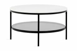 Marise Sofabord, Hvid M. Sort Stel