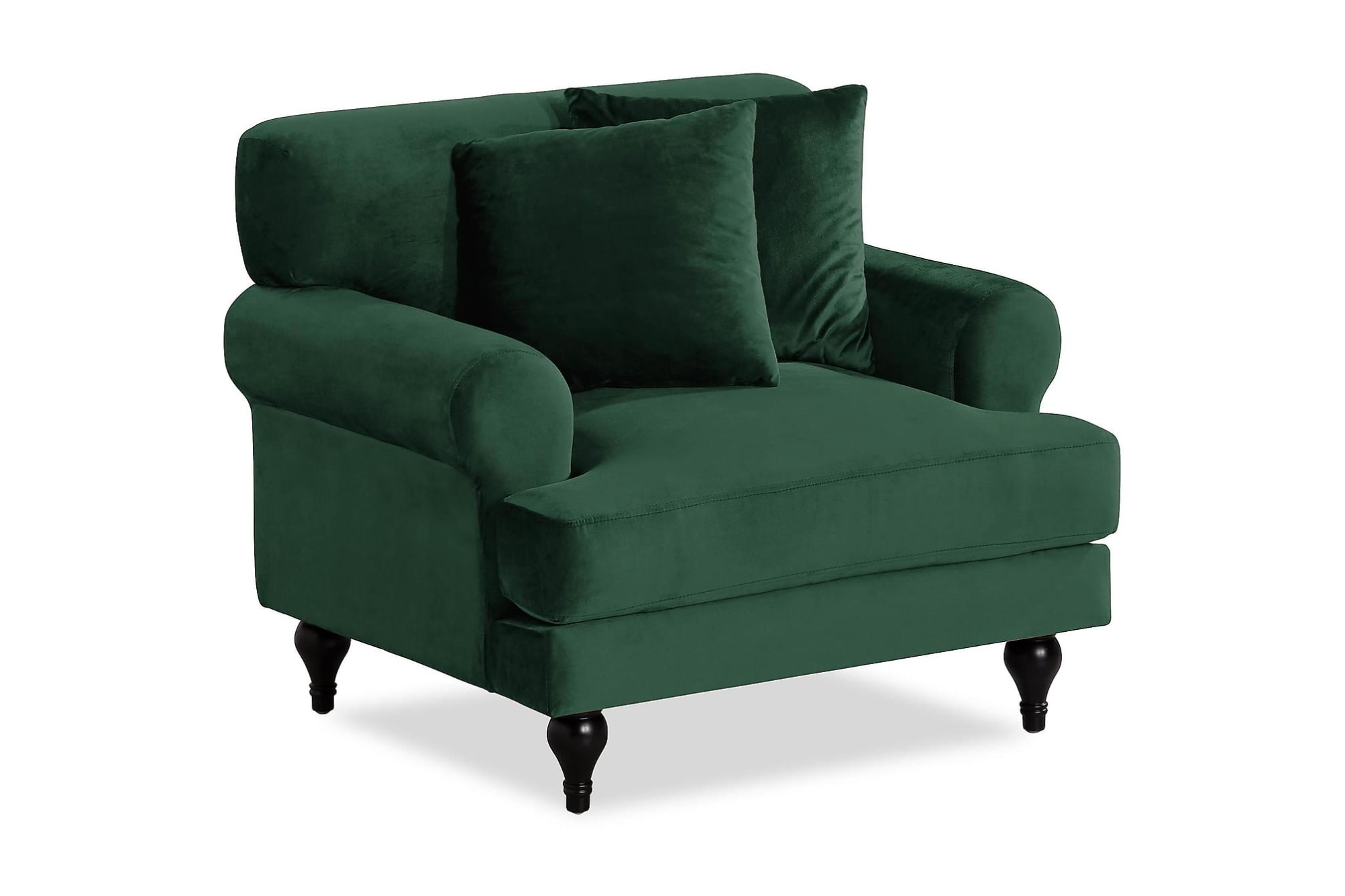 Amanda Lænestol, Grøn Velour 1 Amanda Lænestol, Grøn Velour