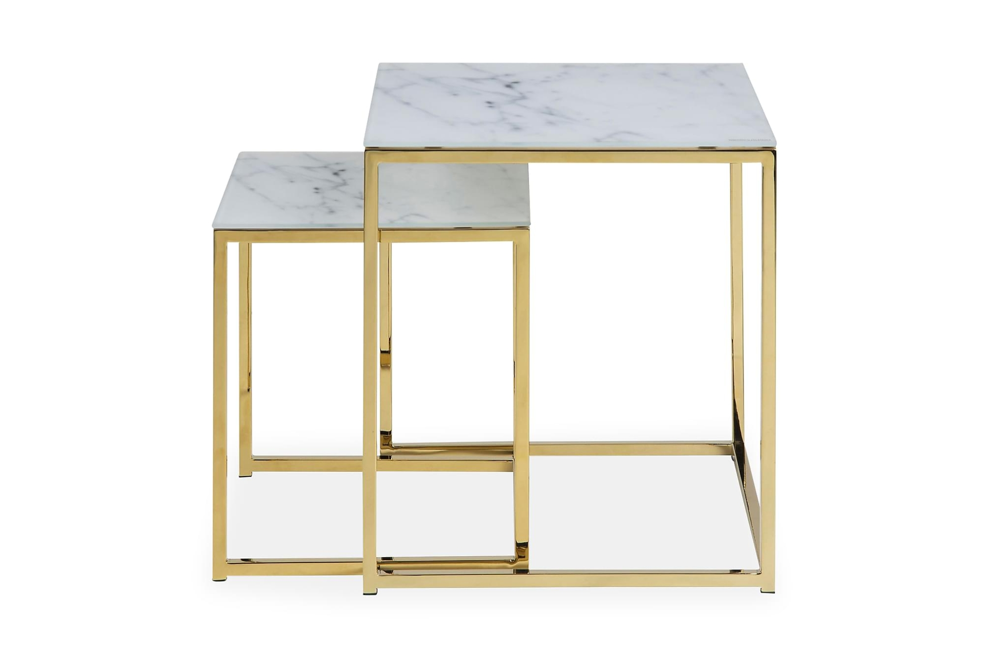 Epiffer Sofabord, Hvid Marmorlook/messing 1 Epiffer Sofabord, Hvid Marmorlook/messing