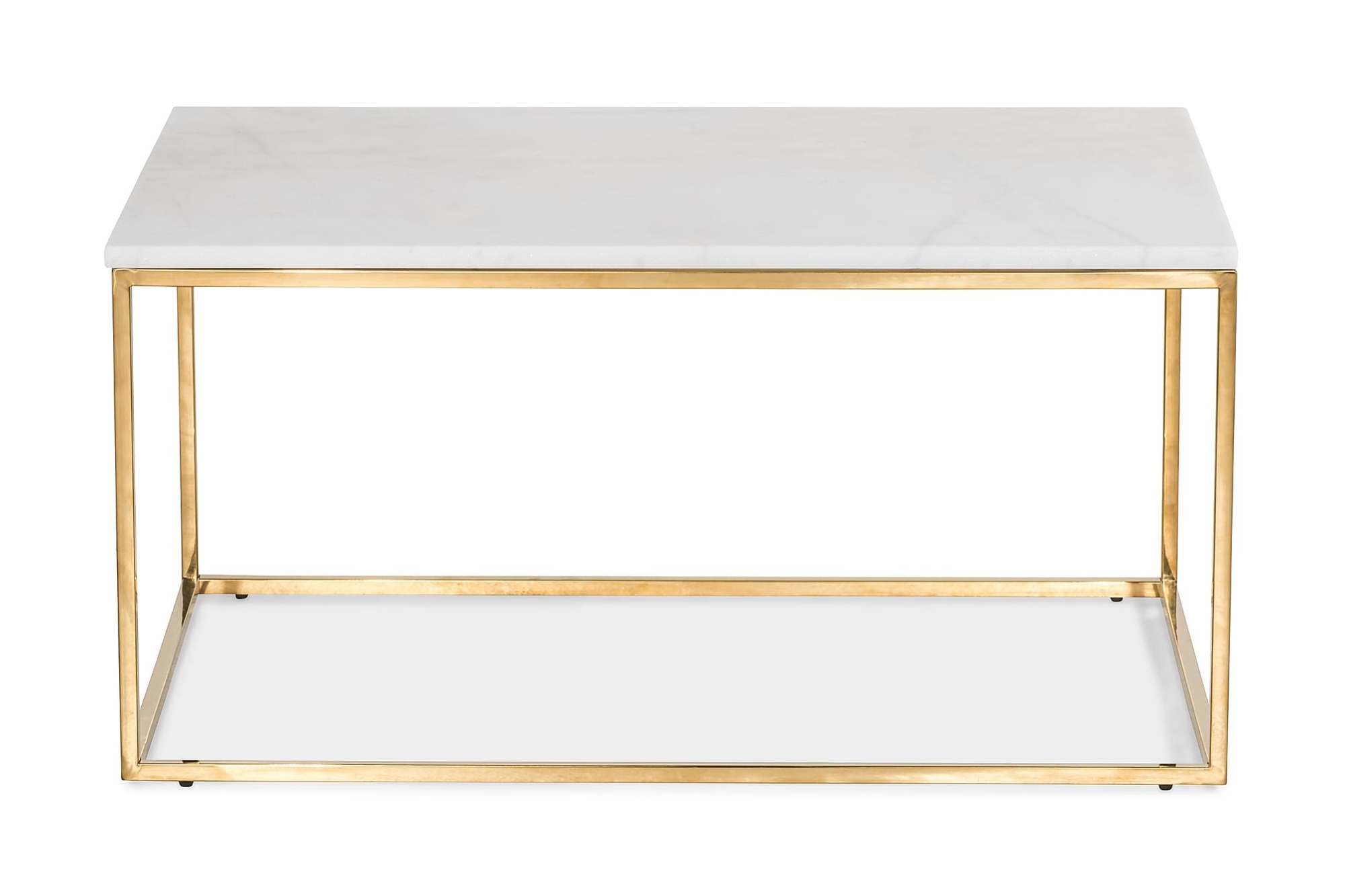 Carrie Sofabord, Hvid Marmor 1 Carrie Sofabord, Hvid Marmor
