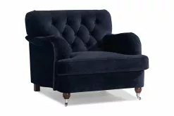 Howard Riviera Lænestol, Mørkeblå Velour