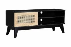 Havenäs Tv-bord, Sort M. Rattan