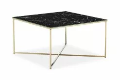 Nelly Sofabord, Sort Marmorlook