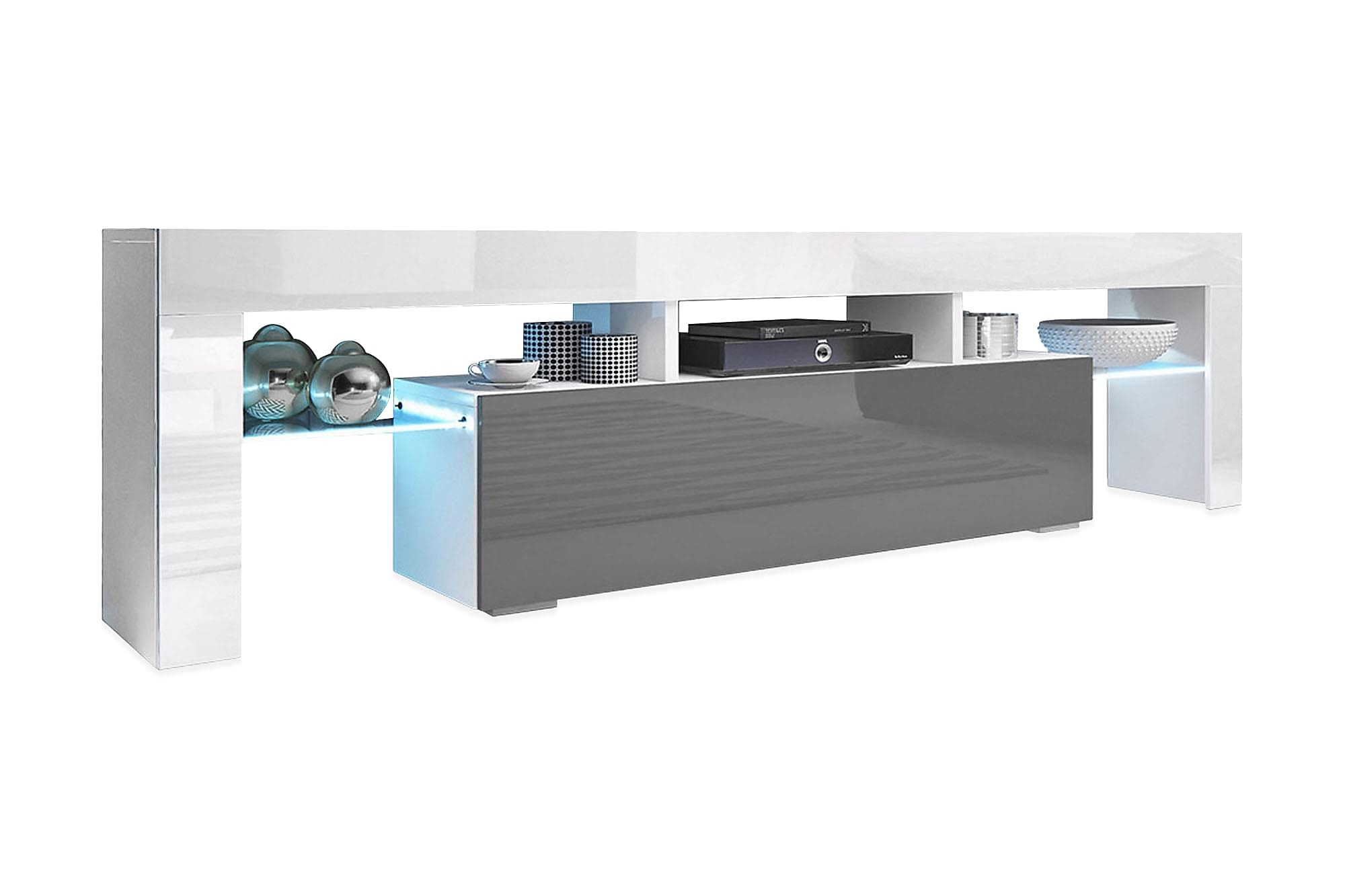 Toro Tv-bænk, Hvid 1 Toro Tv-bænk, Hvid