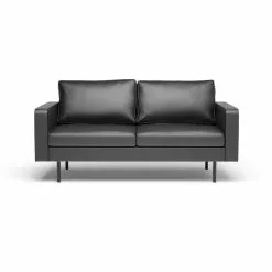 Chicago 2 Personers Sofa, ægte Læder