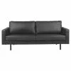 Chicago 3 Personers Sofa, ægte Læder
