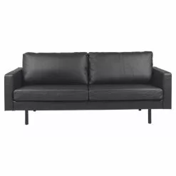 Chicago 3 Personers Sofa, ægte Læder