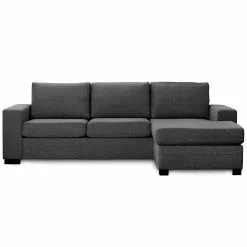 Detroit Chaiselongsofa, Mørkegrå Vendbar