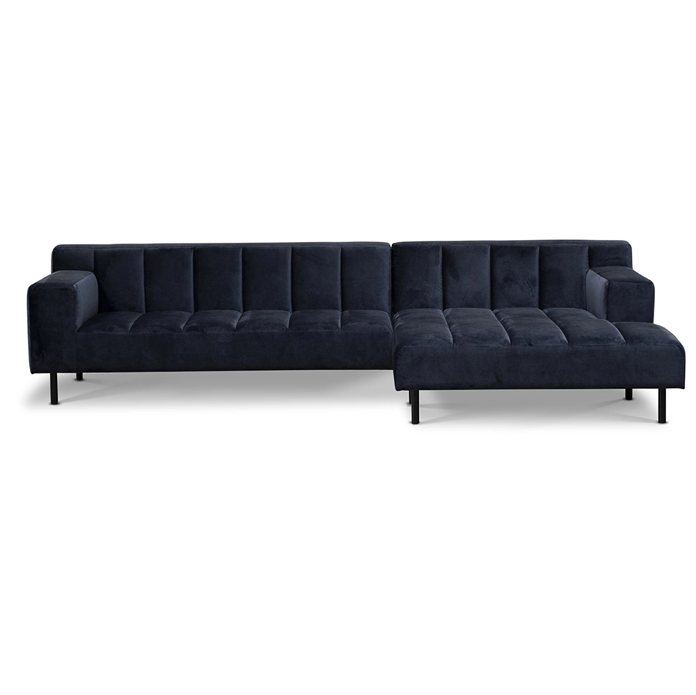 Wave Højrevendt Chaiselongsofa, Velour 1 Wave Højrevendt Chaiselongsofa, Velour
