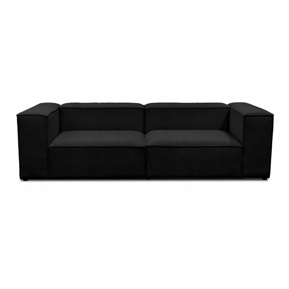 Lissabon Sort XL 2 Personers Sofa 1 Lissabon Sort XL 2 Personers Sofa