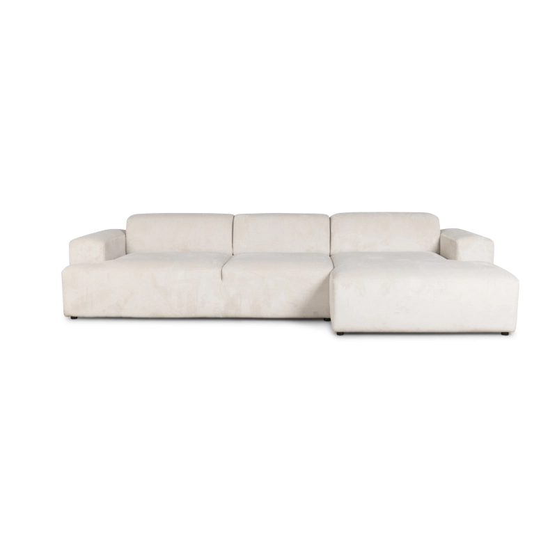 Madrid XL Chaiselong Sofa Højrevendt, Fløjl 1 Madrid XL Chaiselong Sofa Højrevendt, Fløjl