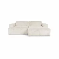 Madrid Chaiselong Sofa Højrevendt, Fløjl