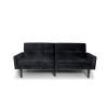 Ophelia Velour Sovesofa, Sort