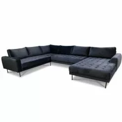 Rouge Velour U Sofa, Højrevendt