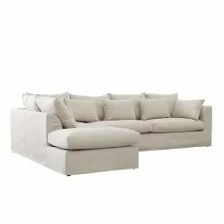 Shabby Chic Hjørnesofa, Venstrevendt