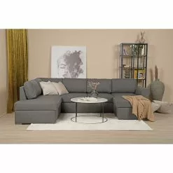 Stanford LUX U-sovesofa Højrevendt, Grå